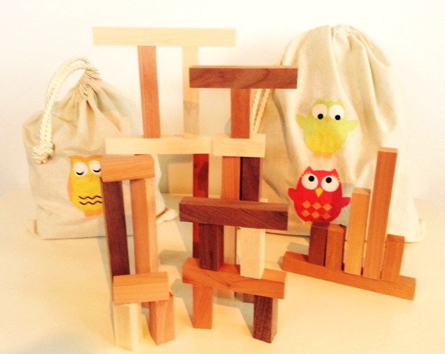 Timber Arcacia building blocks