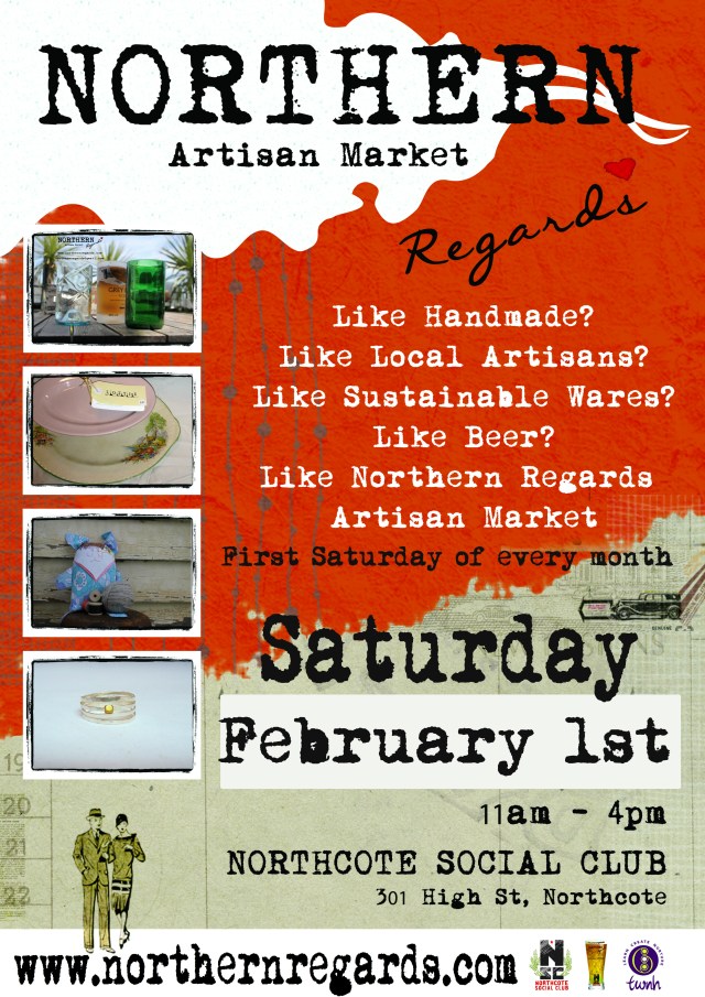 NorthernRegards Market poster February 2014