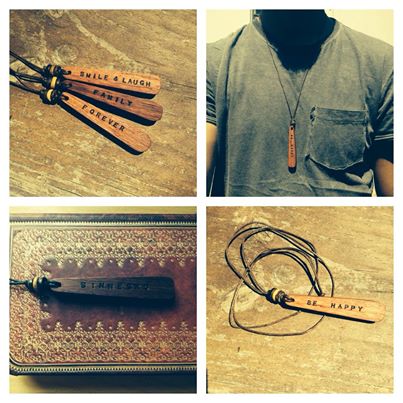 RAT-recycled timber pendants